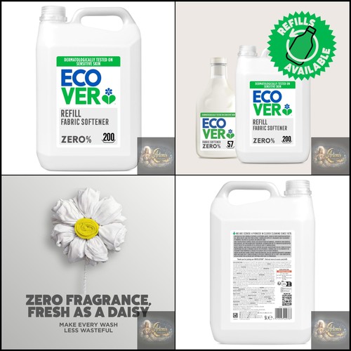 Ecover zero fabric softener - ecover,