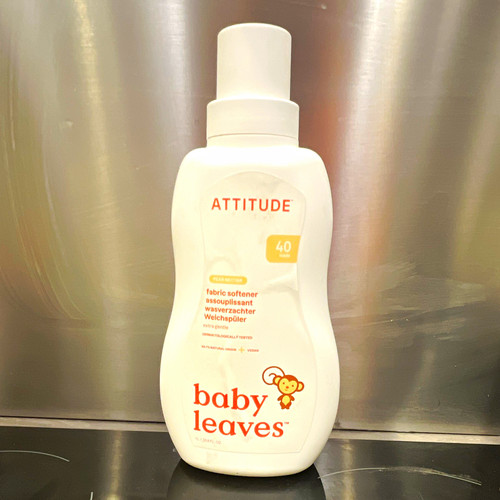 Attitude baby leaves fabric - leaves,